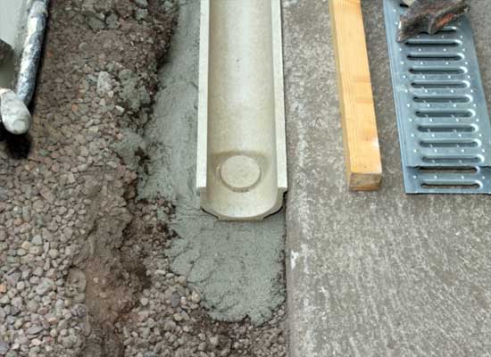 Evacuation des eaux pluviales à Antibes